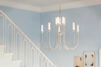 KICHLER 52757PNLED Moraine 30 Inch Led 10 Light 2-Tier Chandelier In Polished Nickel