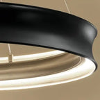 KICHLER 52746BKLED Larousse 29.5 Inch Led Chandelier In Black And Champagne Bronze
