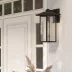 KICHLER 49928OZ Capanna 1-Light Extra-Large Wall Light With Clear Water Glass In Olde Bronze