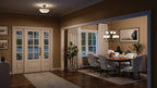 KICHLER 43639BK Jolie 9-Light Chandelier With Satin Etched Glass In Black