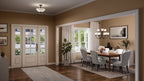 KICHLER 43641BK Jolie 2-Light Pendant Semi Flush With Satin Etched Glass In Black