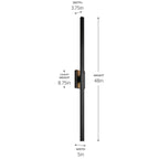 KICHLER 59149BKTLED Nocar Led Outdoor Wall Mount Textured Black