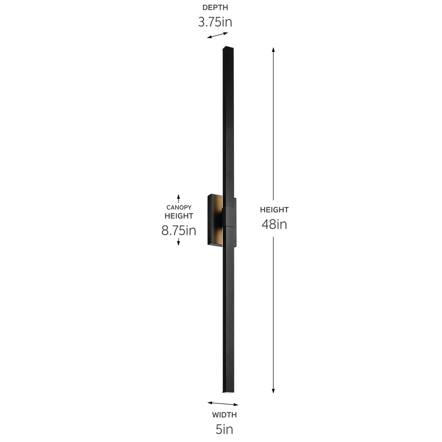 KICHLER 59149BKTLED Nocar Led Outdoor Wall Mount Textured Black