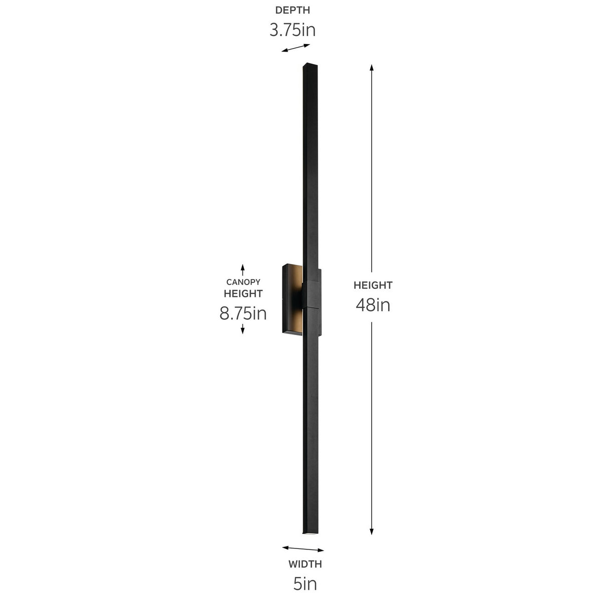 KICHLER 59149BKTLED Nocar Led Outdoor Wall Mount Textured Black