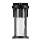 KICHLER 59022BKDS Barras One Light Outdoor Wall Mount Black