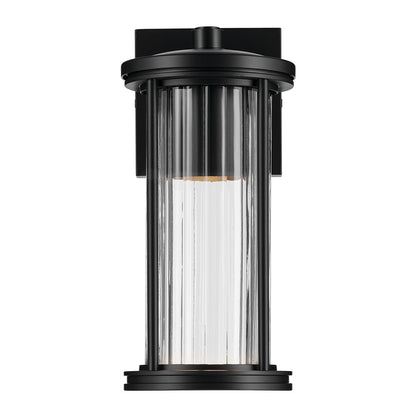 KICHLER 59022BKDS Barras One Light Outdoor Wall Mount Black