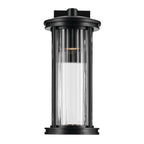 KICHLER 59023BKDS Barras One Light Outdoor Wall Mount Black