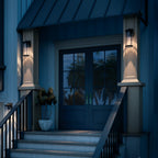 KICHLER 59023BKDS Barras One Light Outdoor Wall Mount Black