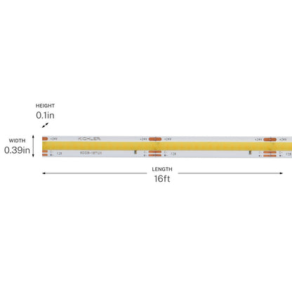 KICHLER 6COB116HTUNWH Tunable Dry Tape 24V Led Tape Light White