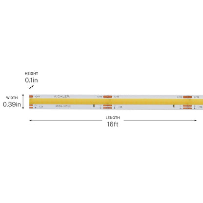 KICHLER 6COB116STUNWH Tunable Dry Tape 24V Led Tape Light White
