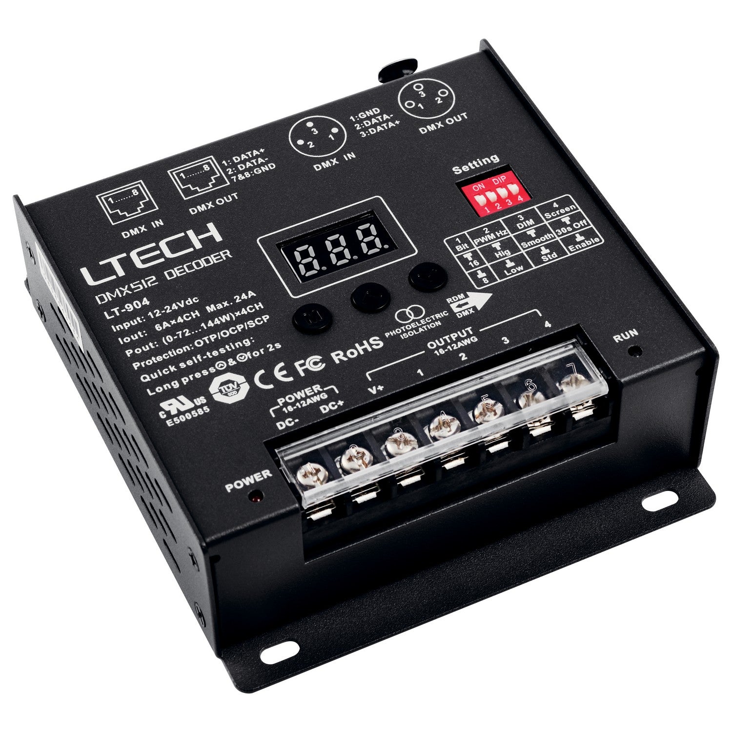 KICHLER 1Dmxdbk Tunable Dry Tape Accessory Decoder Black