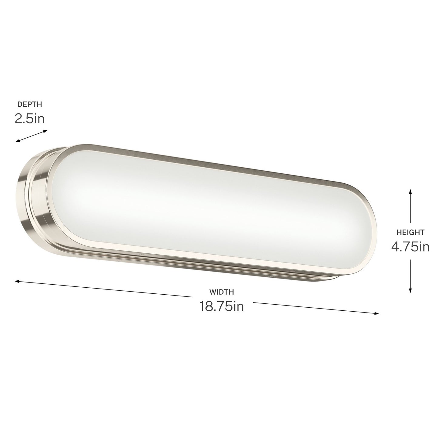 KICHLER 55246PNLED Daines Bath Bar