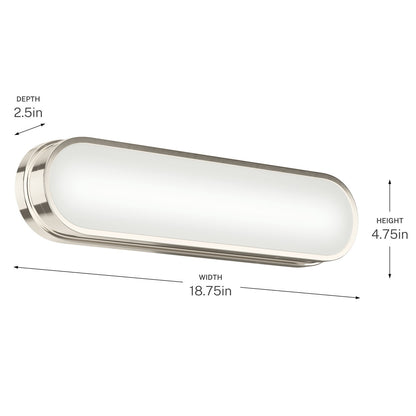 KICHLER 55246PNLED Daines Bath Bar