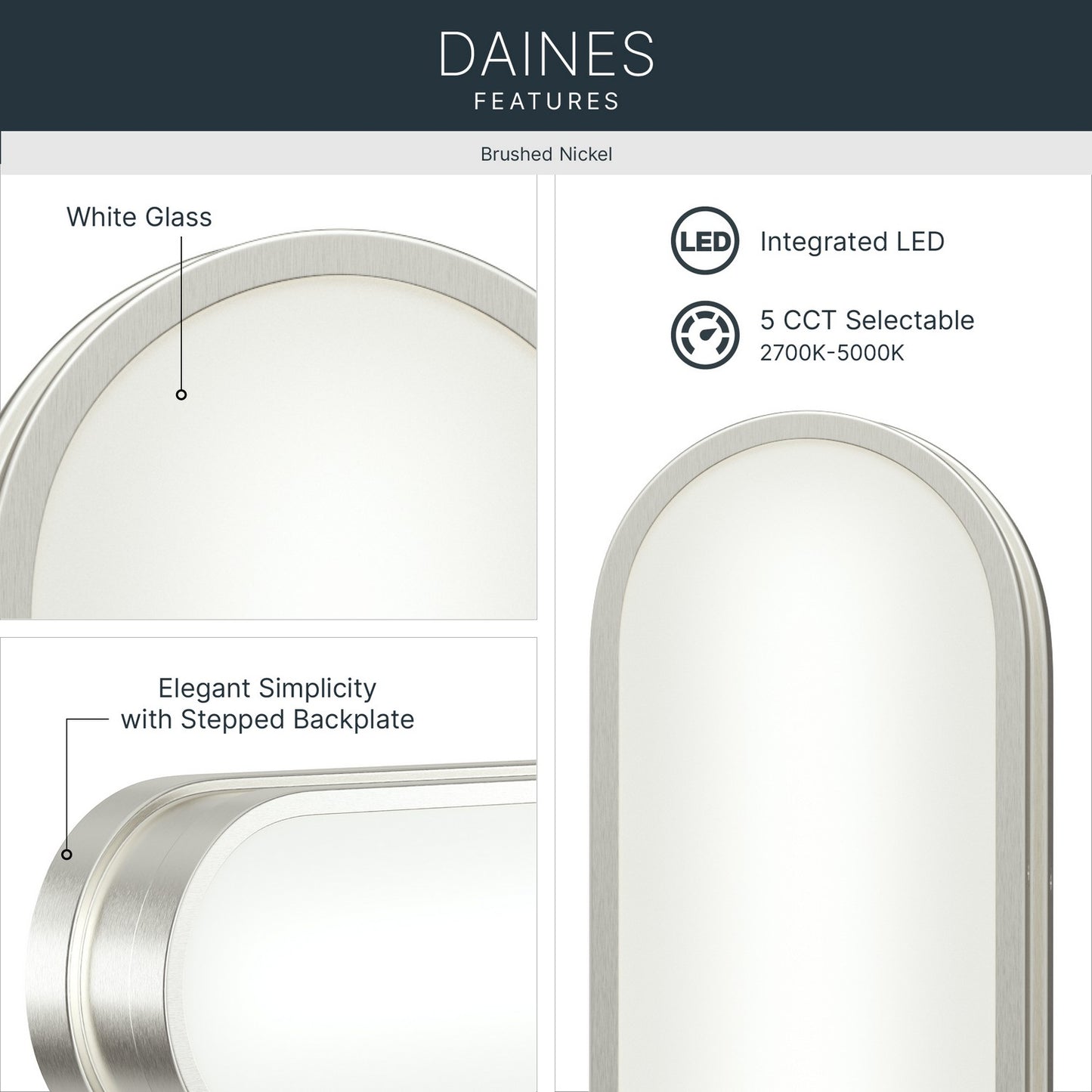 KICHLER 55246NILED Daines Bath Bar