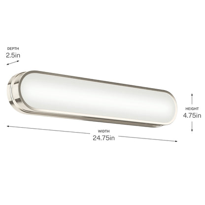 KICHLER 55247PNLED Daines Bath Bar