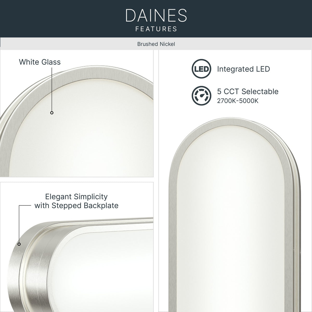 KICHLER 55247NILED Daines Bath Bar