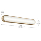 KICHLER 55248CPZLED Daines Bath Bar