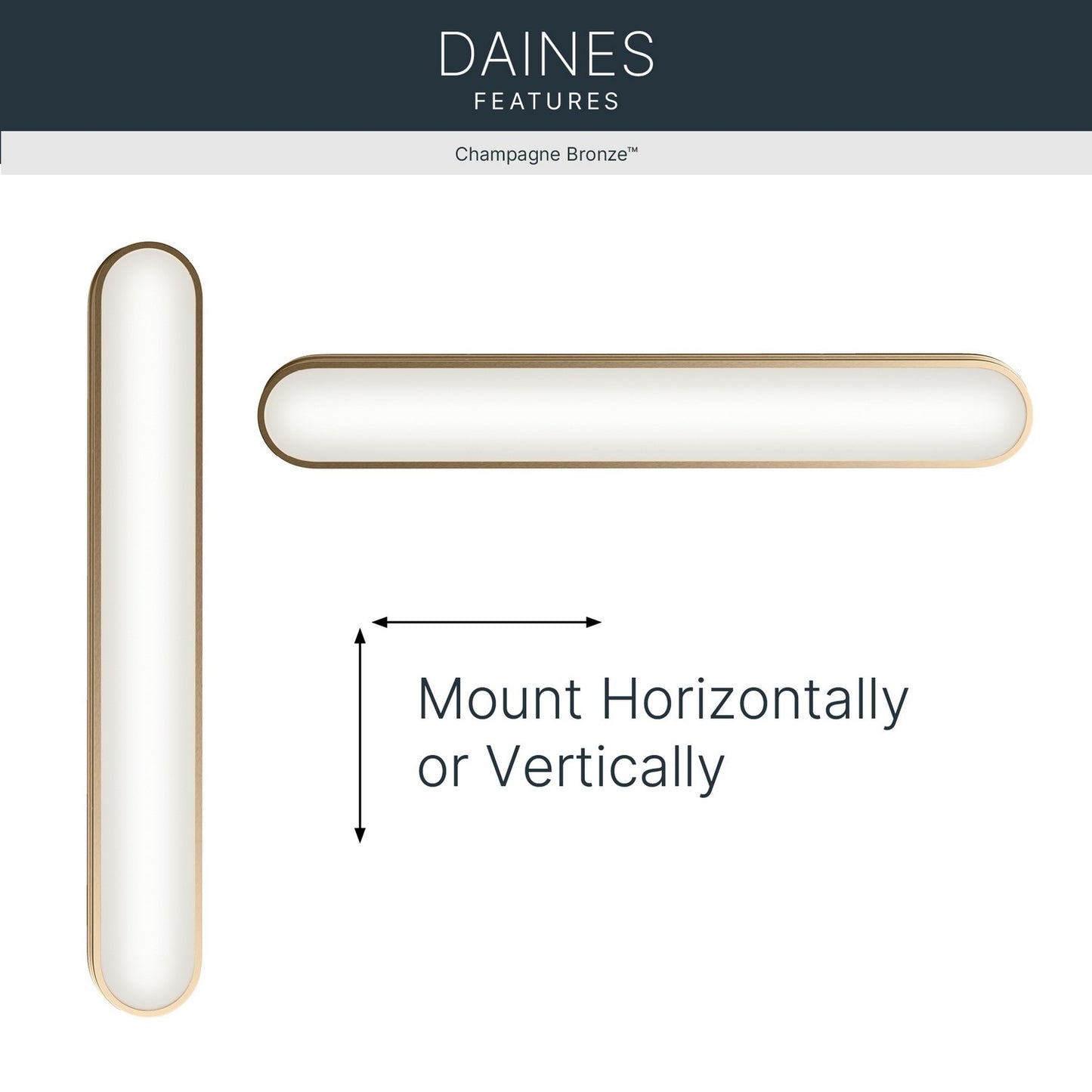 KICHLER 55248CPZLED Daines Bath Bar