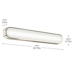 KICHLER 55248PNLED Daines Bath Bar