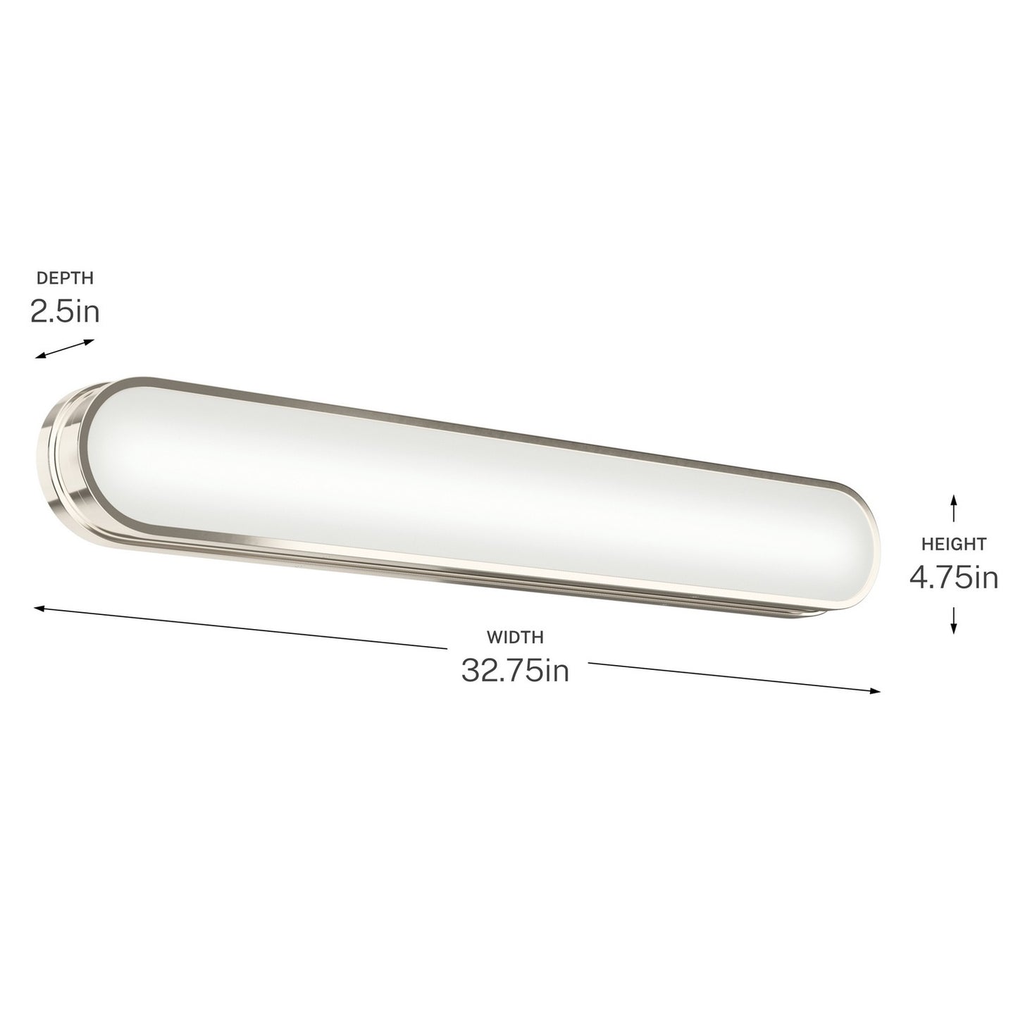 KICHLER 55248PNLED Daines Bath Bar