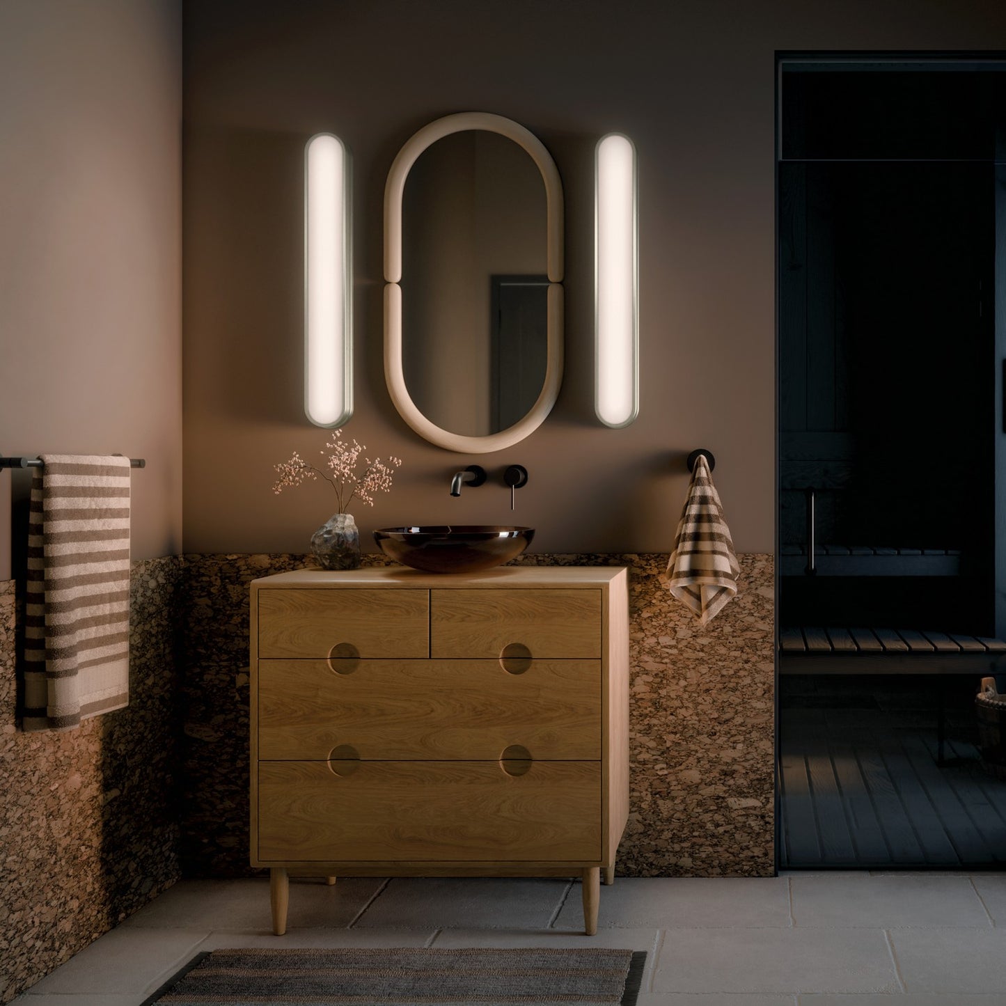 KICHLER 55248NILED Daines Bath Bar