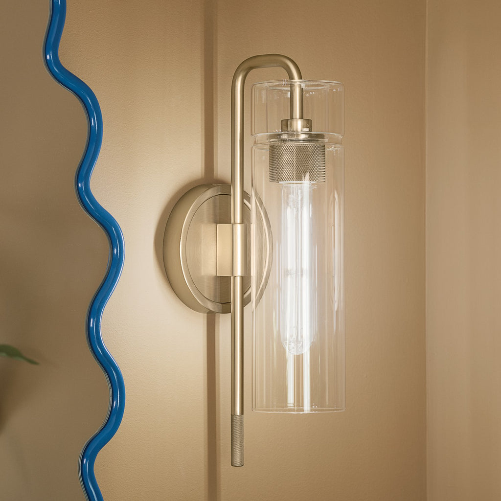 KICHLER 55250CPZ Niccol One Light Wall Sconce