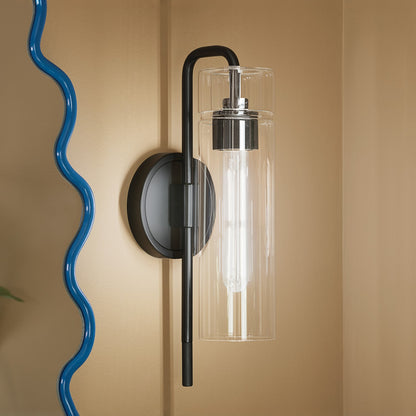 KICHLER 55250BK Niccol One Light Wall Sconce