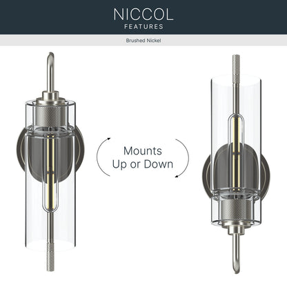 KICHLER 55250NI Niccol One Light Wall Sconce
