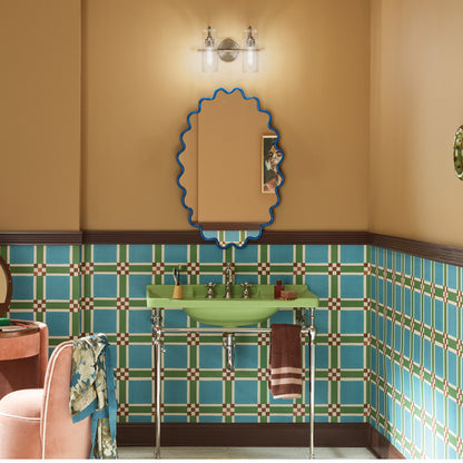 KICHLER 55251CPZ Niccol Two Light Bath