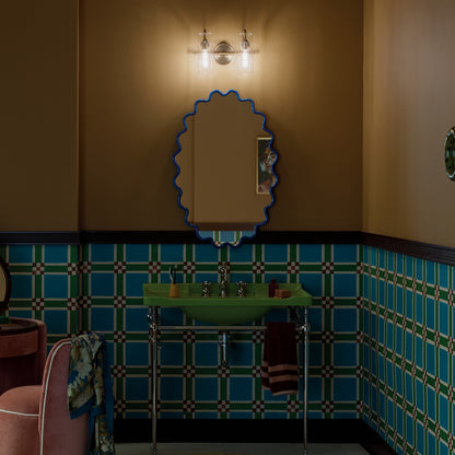 KICHLER 55251CPZ Niccol Two Light Bath