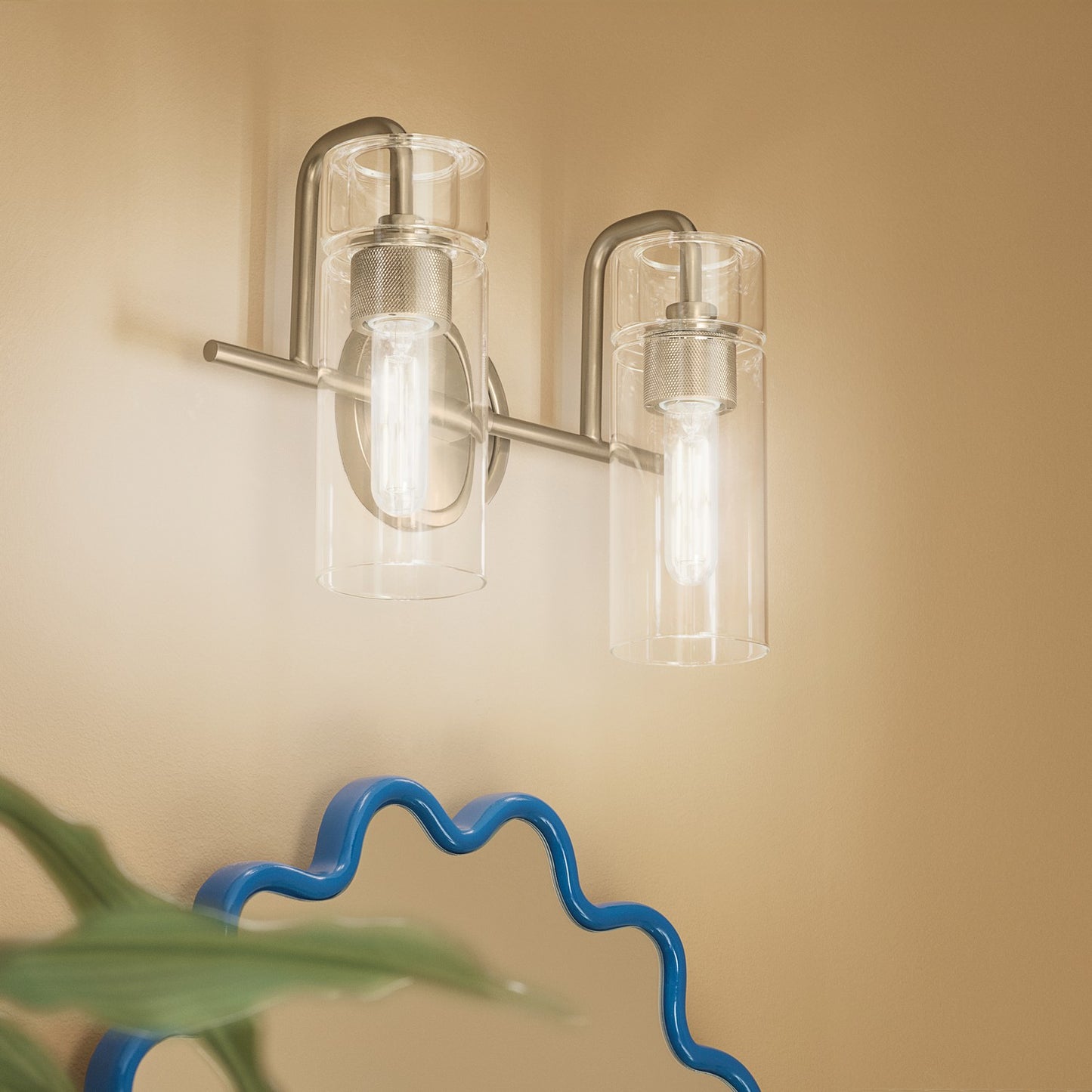 KICHLER 55251CPZ Niccol Two Light Bath
