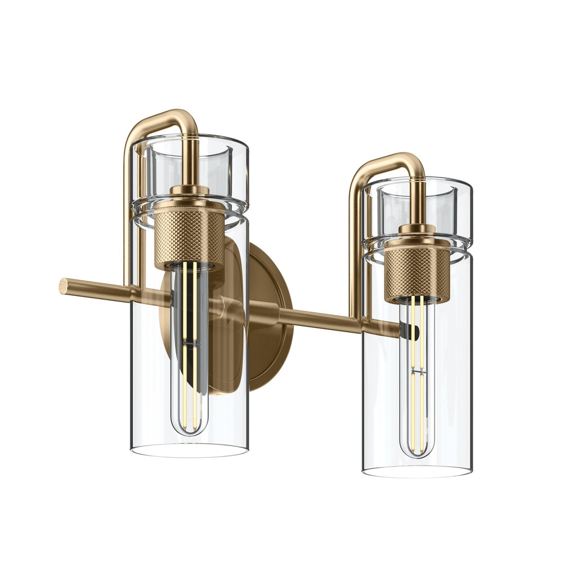 KICHLER 55251CPZ Niccol Two Light Bath