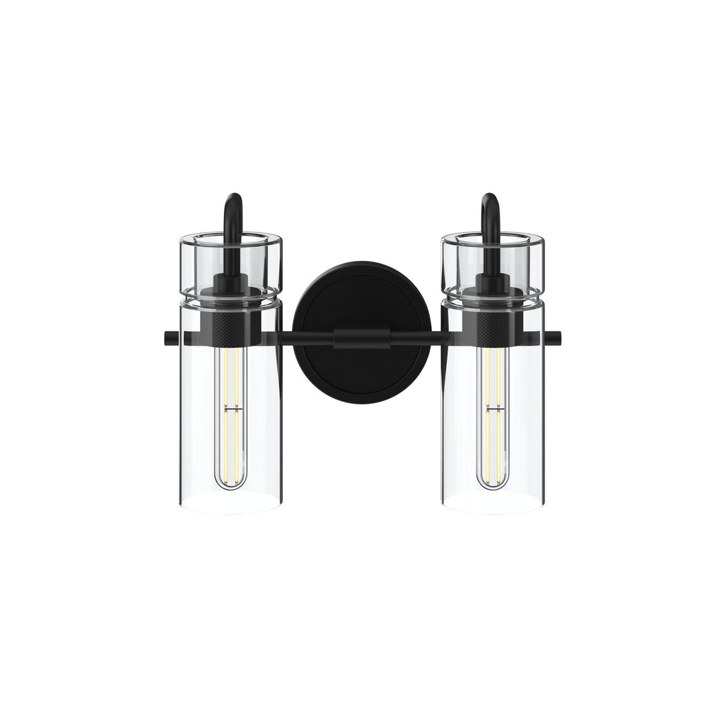 KICHLER 55251BK Niccol Two Light Bath