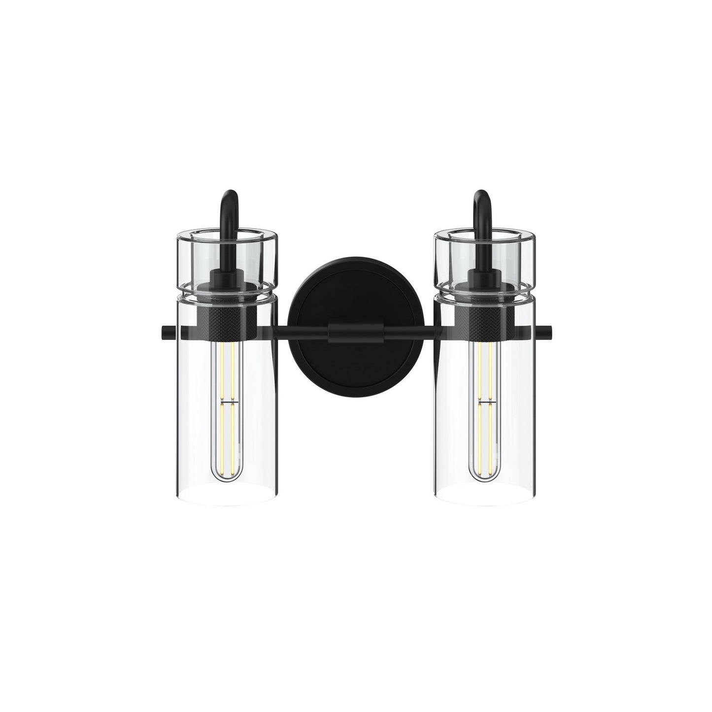 KICHLER 55251BK Niccol Two Light Bath
