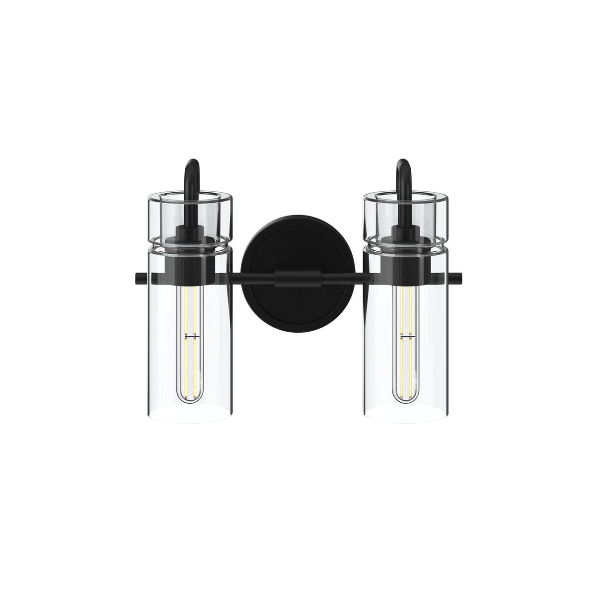 KICHLER 55251BK Niccol Two Light Bath