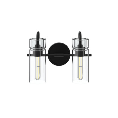 KICHLER 55251BK Niccol Two Light Bath