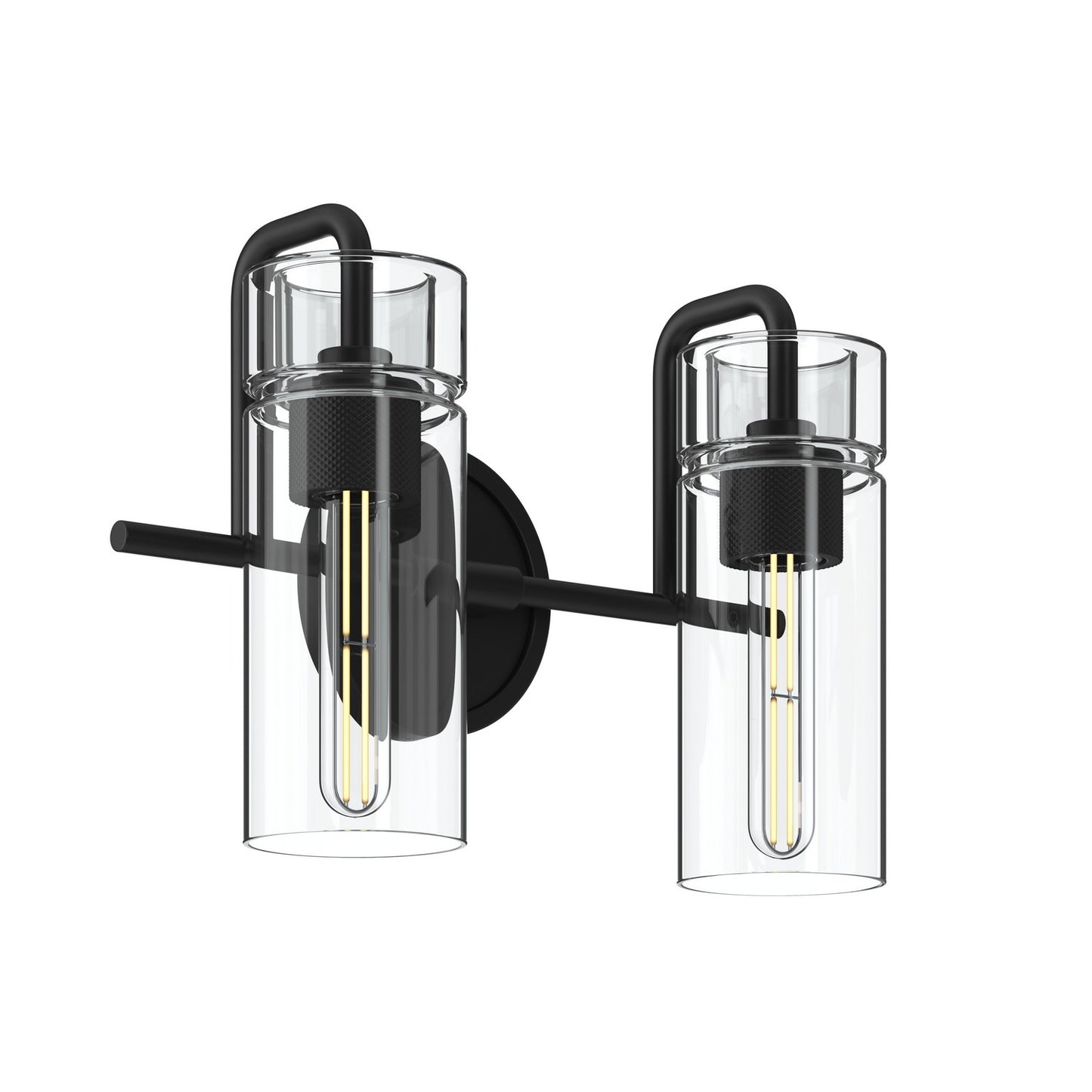 KICHLER 55251BK Niccol Two Light Bath