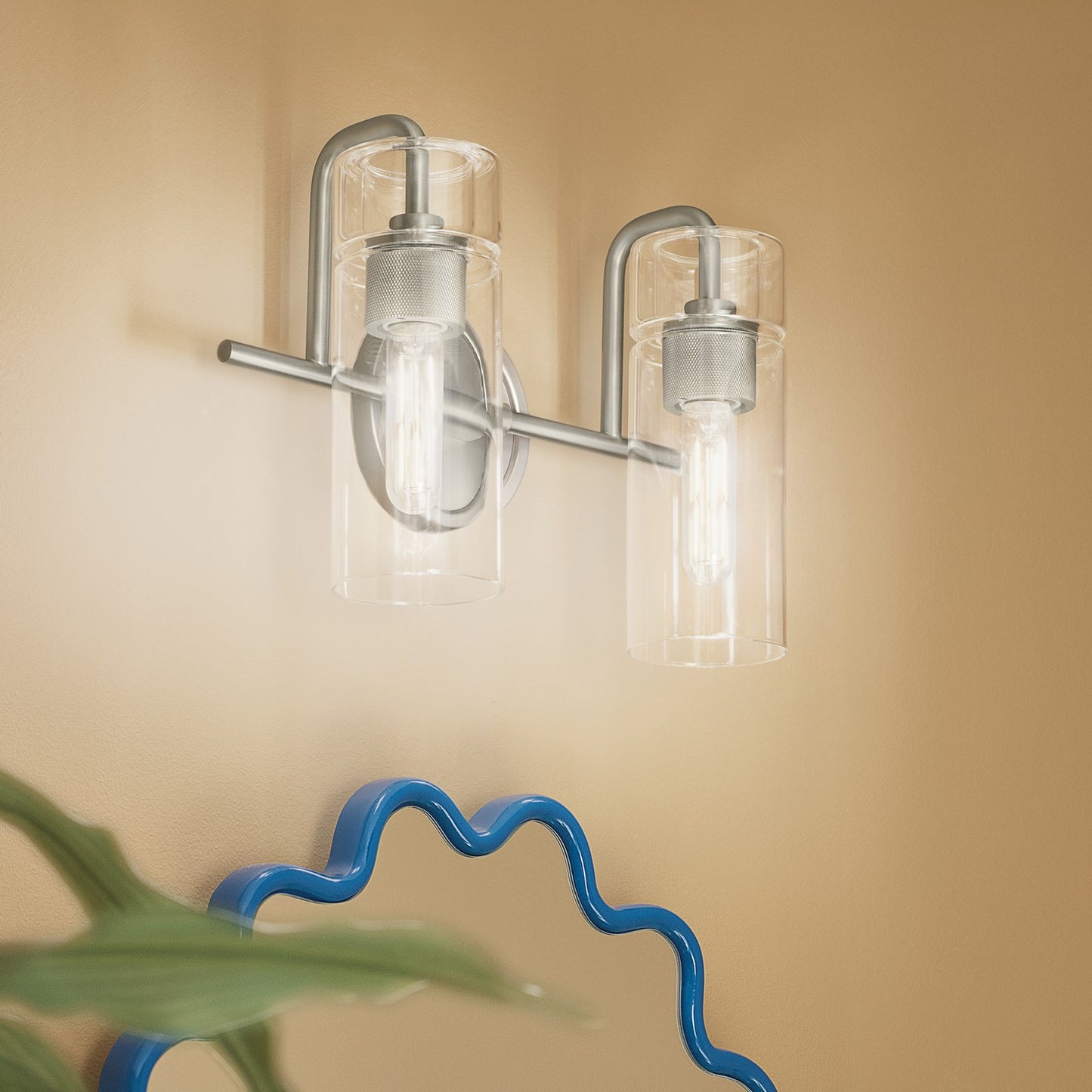 KICHLER 55251NI Niccol Two Light Bath