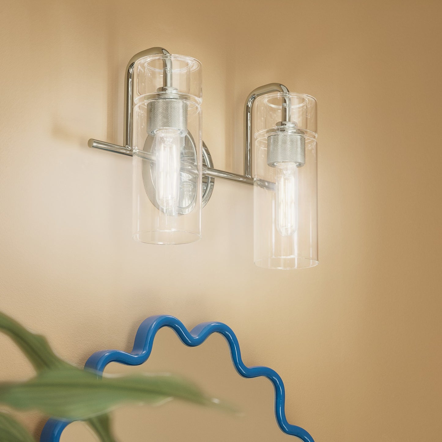 KICHLER 55251PN Niccol Two Light Bath