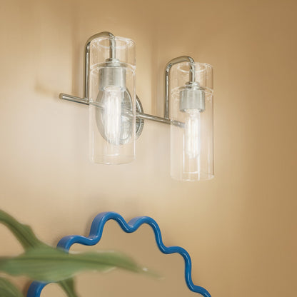 KICHLER 55251PN Niccol Two Light Bath