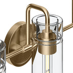 KICHLER 55252CPZ Niccol Three Light Bath