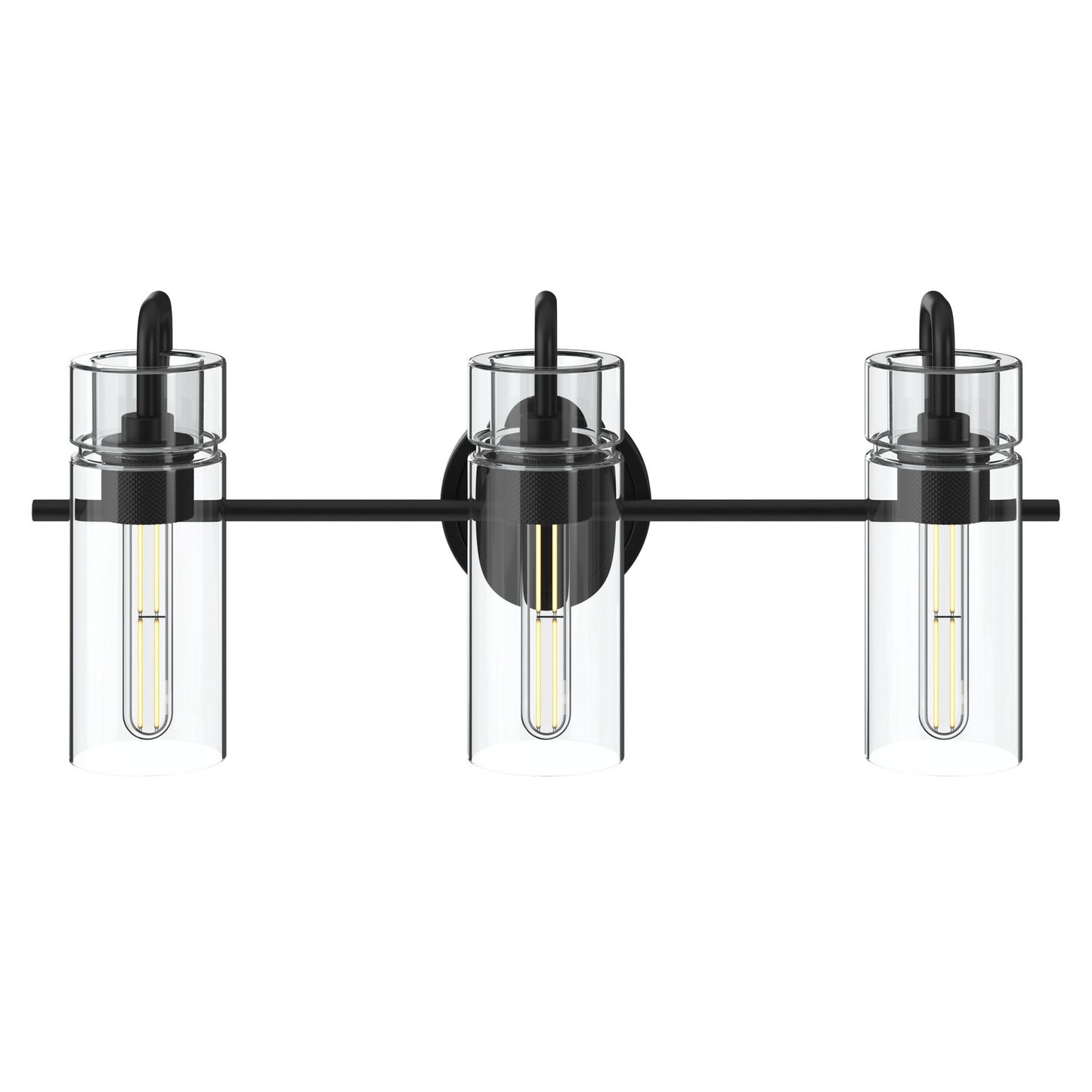 KICHLER 55252BK Niccol Three Light Bath