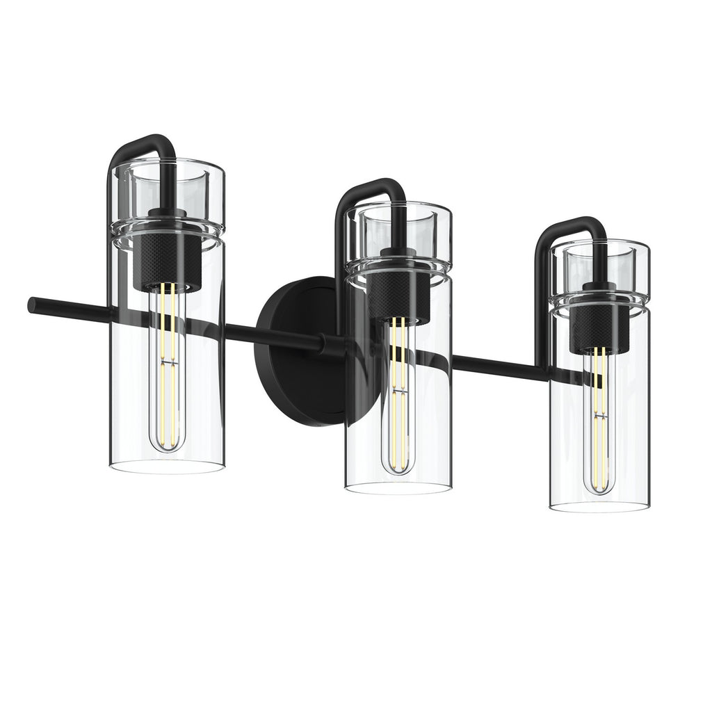 KICHLER 55252BK Niccol Three Light Bath