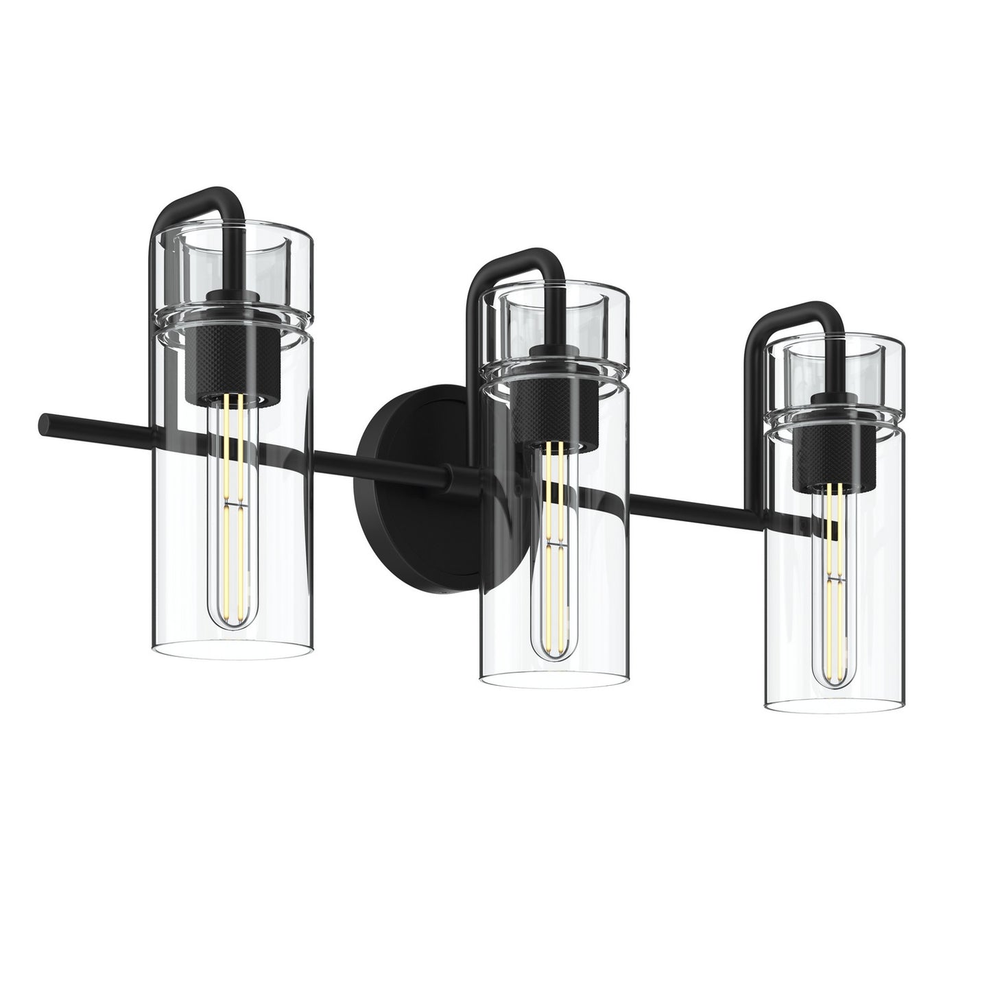KICHLER 55252BK Niccol Three Light Bath