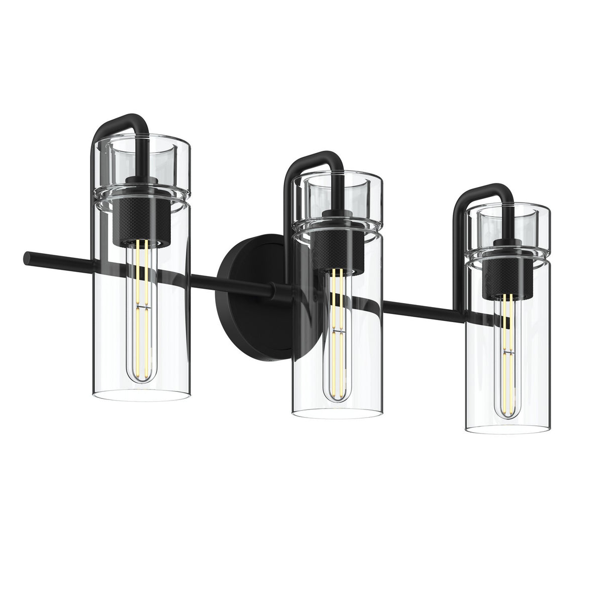 KICHLER 55252BK Niccol Three Light Bath