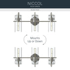 KICHLER 55252NI Niccol Three Light Bath
