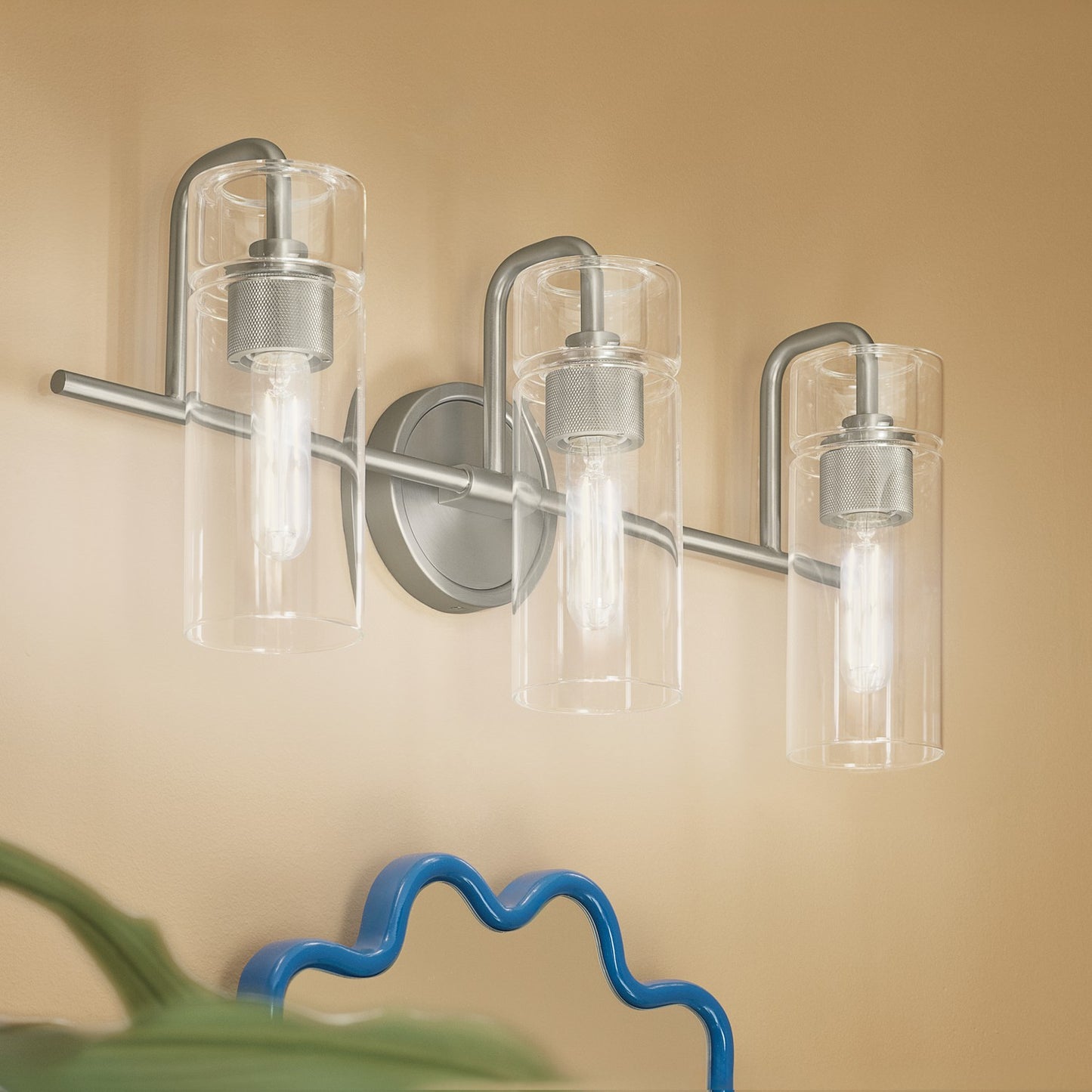 KICHLER 55252NI Niccol Three Light Bath
