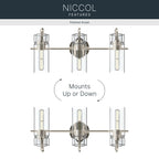 KICHLER 55252PN Niccol Three Light Bath