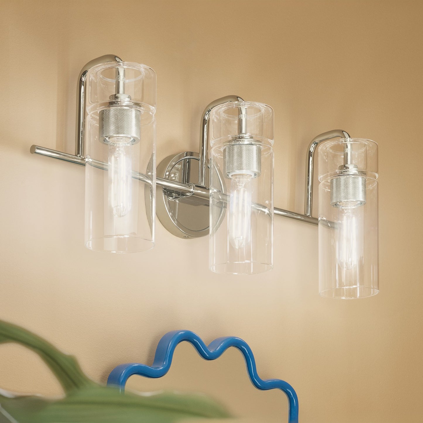 KICHLER 55252PN Niccol Three Light Bath