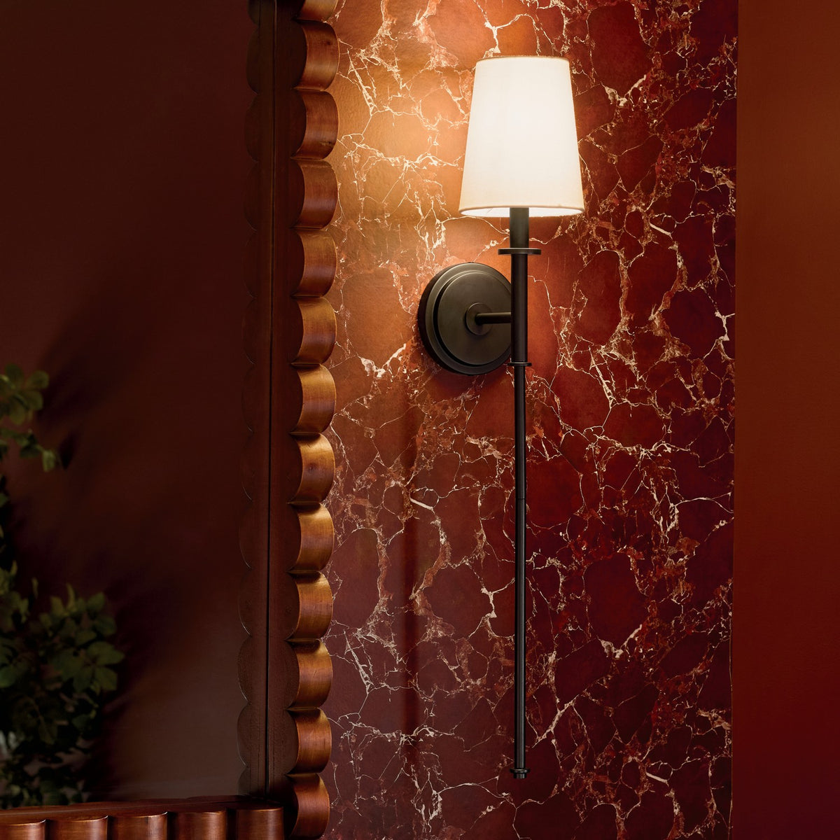 KICHLER 52808BK Kleine One Light Wall Sconce